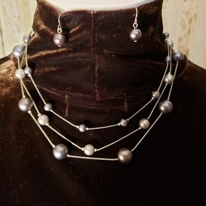 Necklace and Earrings